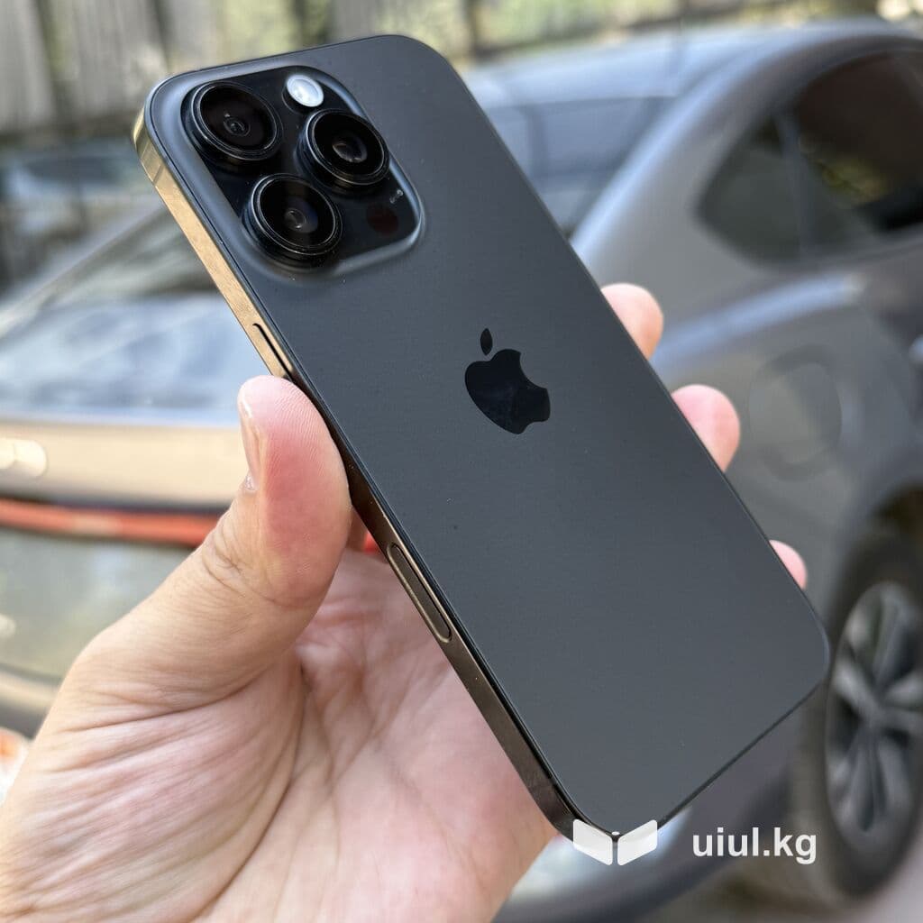 IPhone 16 Pro, Б/у, 256 ГБ, Black Titanium, Защитное стекло, 87 % 3 из 7