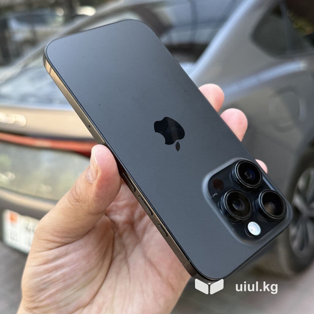 IPhone 16 Pro, Б/у, 256 ГБ, Black Titanium, Защитное стекло, 87 % 7 из 7
