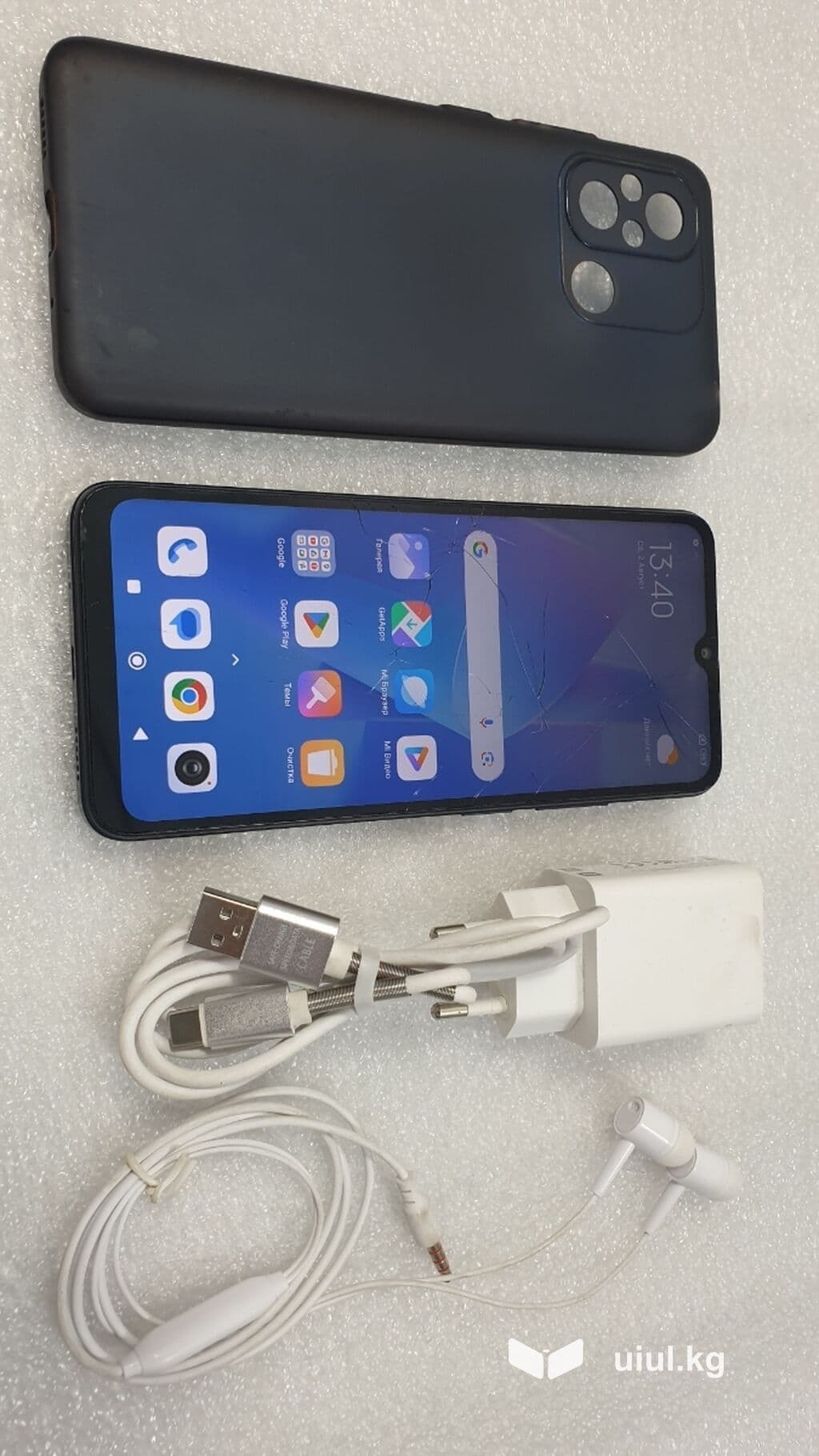 Redmi, Redmi 12C, Б/у, 128 ГБ, цвет - Черный, 2 SIM 13 из 13