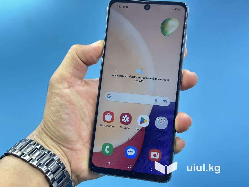 Samsung Galaxy A51, Б/у, 64 ГБ, цвет - Серый, 2 SIM 4 из 7