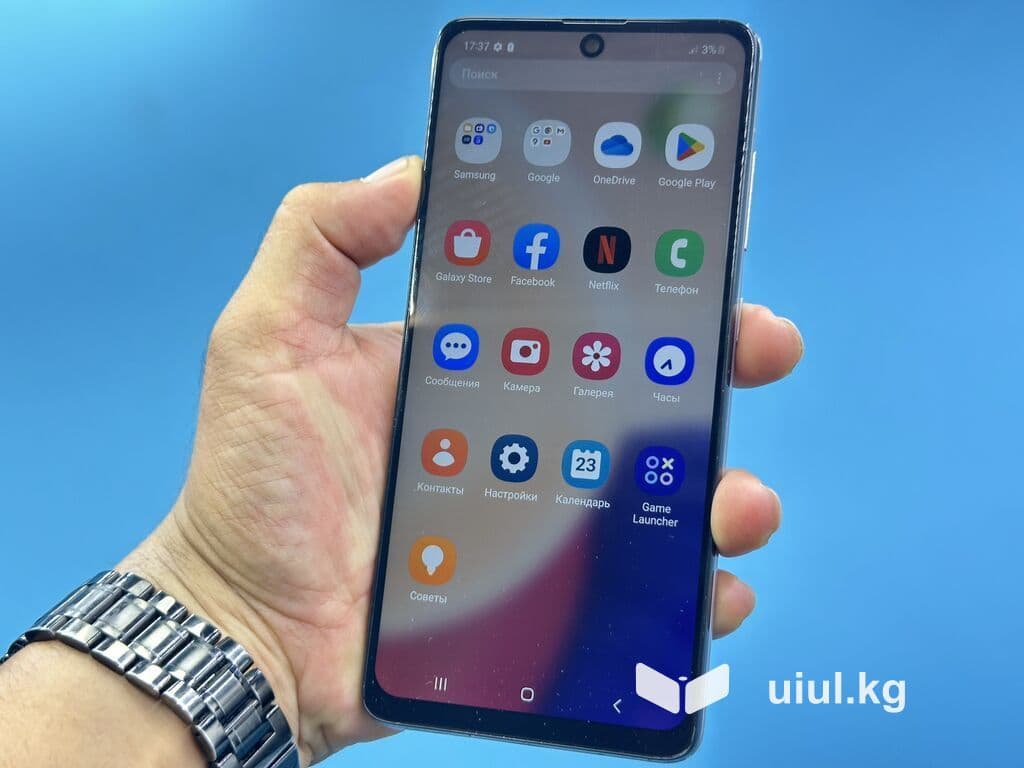 Samsung Galaxy A51, Б/у, 64 ГБ, цвет - Серый, 2 SIM 5 из 7
