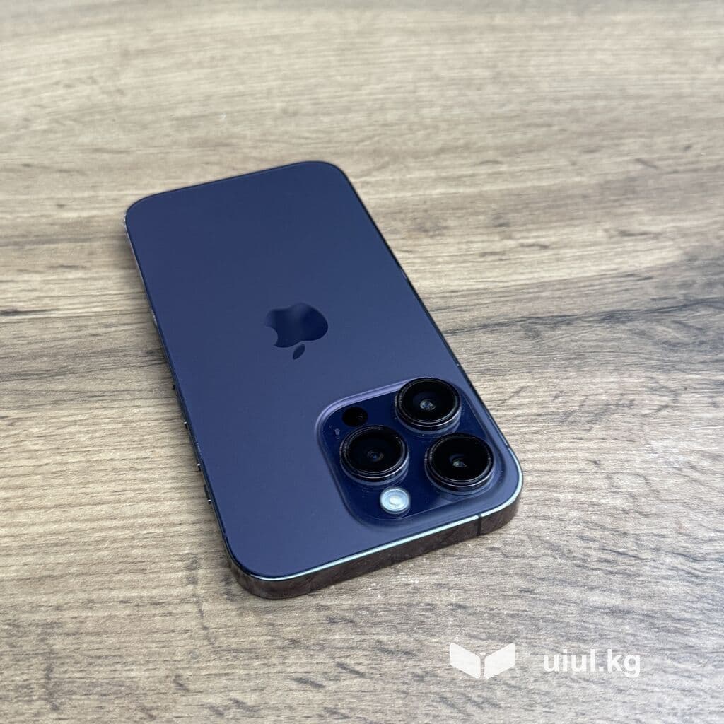 IPhone 14 Pro, Б/у, 256 ГБ, Deep Purple, Чехол, Защитное стекло, 100 % 3 из 11