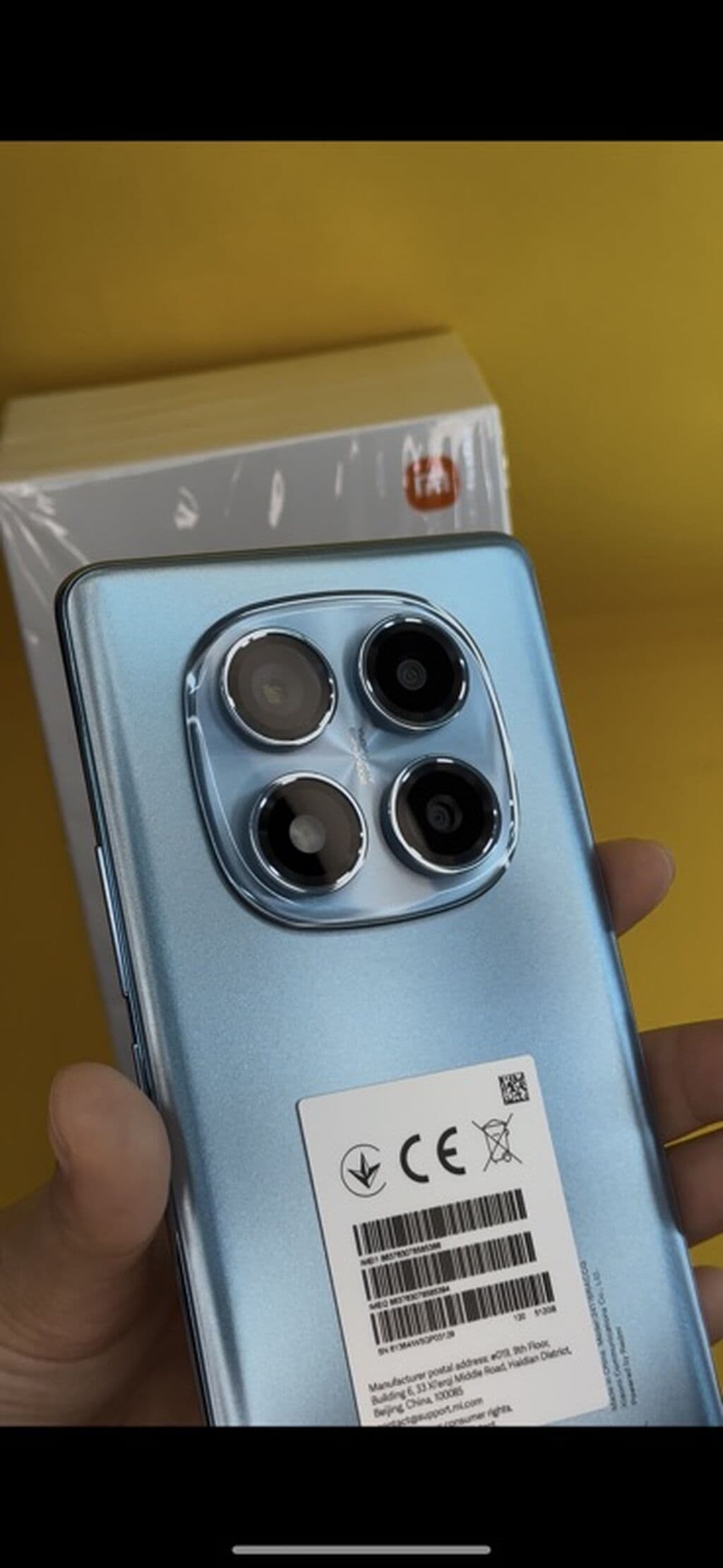 Redmi, Redmi Note 14 Pro, Б/у, 512 ГБ, цвет - Голубой, В рассрочку, 2 SIM