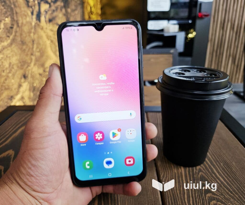 Samsung Galaxy A24 4G, Б/у, 128 ГБ, цвет - Черный, 2 SIM 1 из 16
