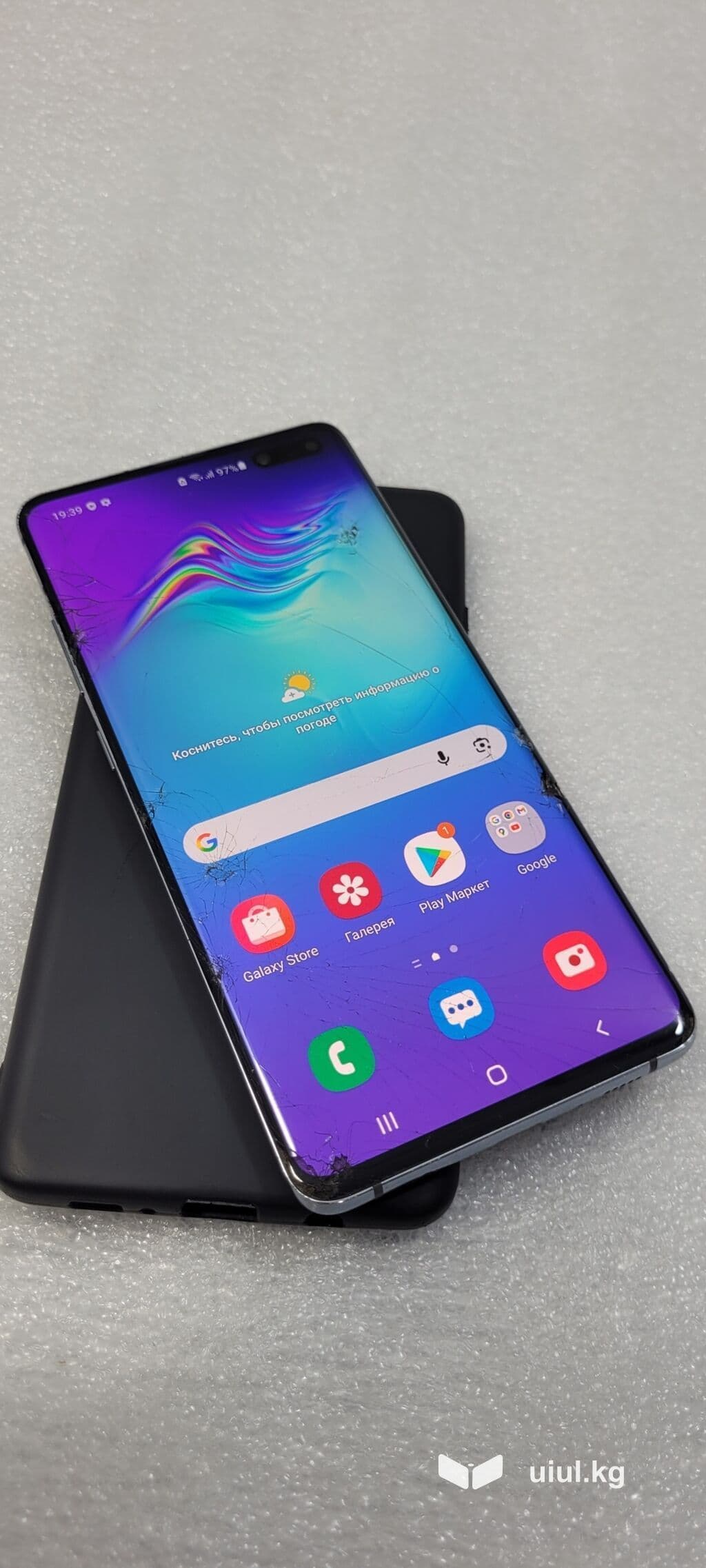 Samsung Galaxy S10 5G, Б/у, 256 ГБ, цвет - Черный, 2 SIM 11 из 14