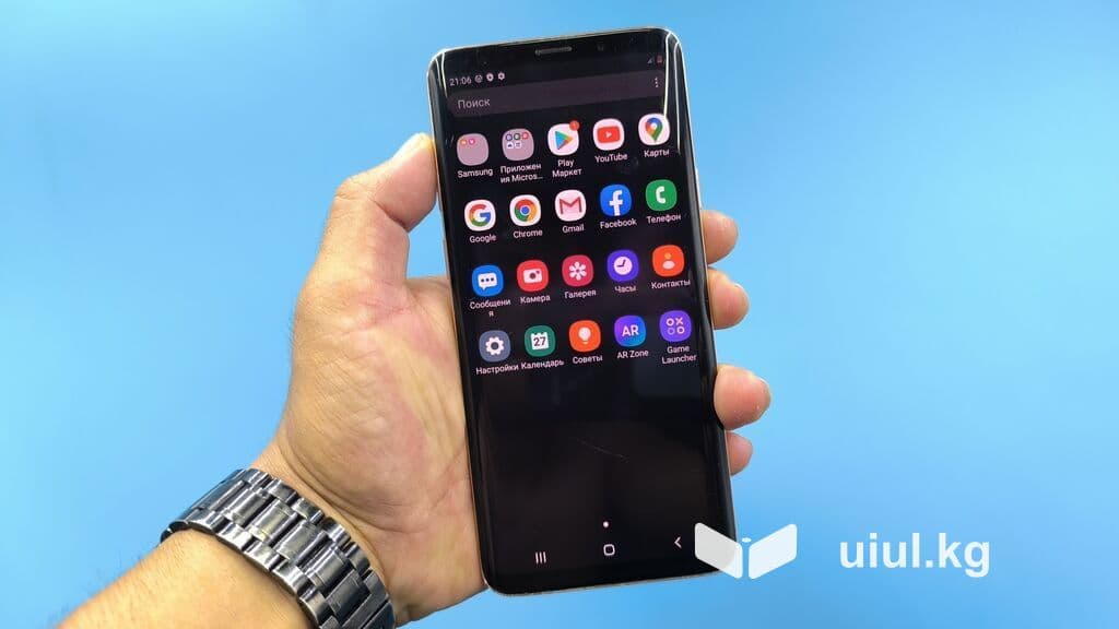Samsung Galaxy S9 Plus, Б/у, 256 ГБ, цвет - Золотой, 2 SIM 3 из 12