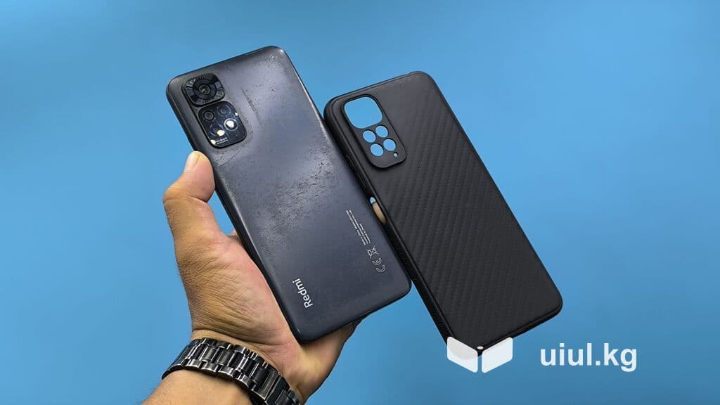Redmi, Redmi Note 11S, Б/у, 128 ГБ, цвет - Черный, 2 SIM 7 из 8