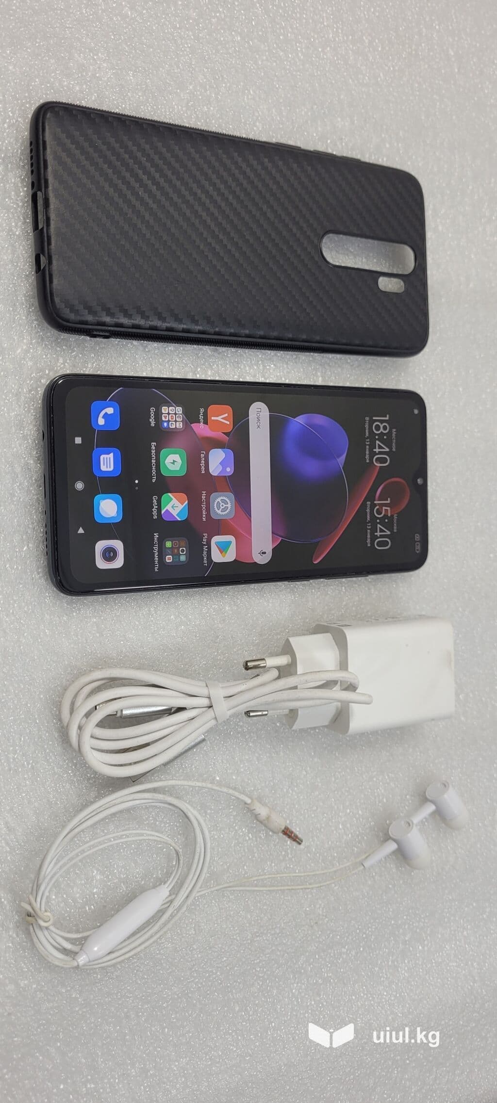 Redmi, Redmi Note 8 Pro, Б/у, 64 ГБ, цвет - Черный, 2 SIM 7 из 8