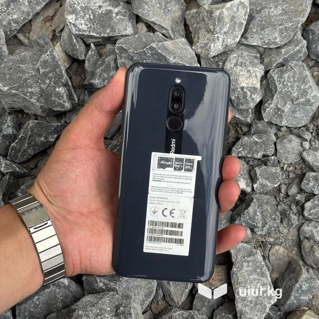 Redmi, Redmi 8, Б/у, 64 ГБ, цвет - Серый, 2 SIM