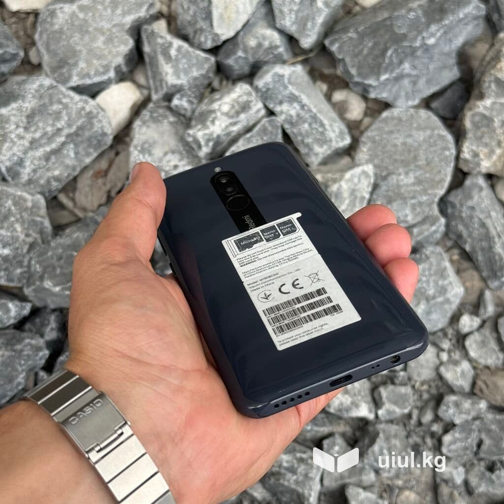 Redmi, Redmi 8, Б/у, 64 ГБ, цвет - Серый, 2 SIM 5 из 8