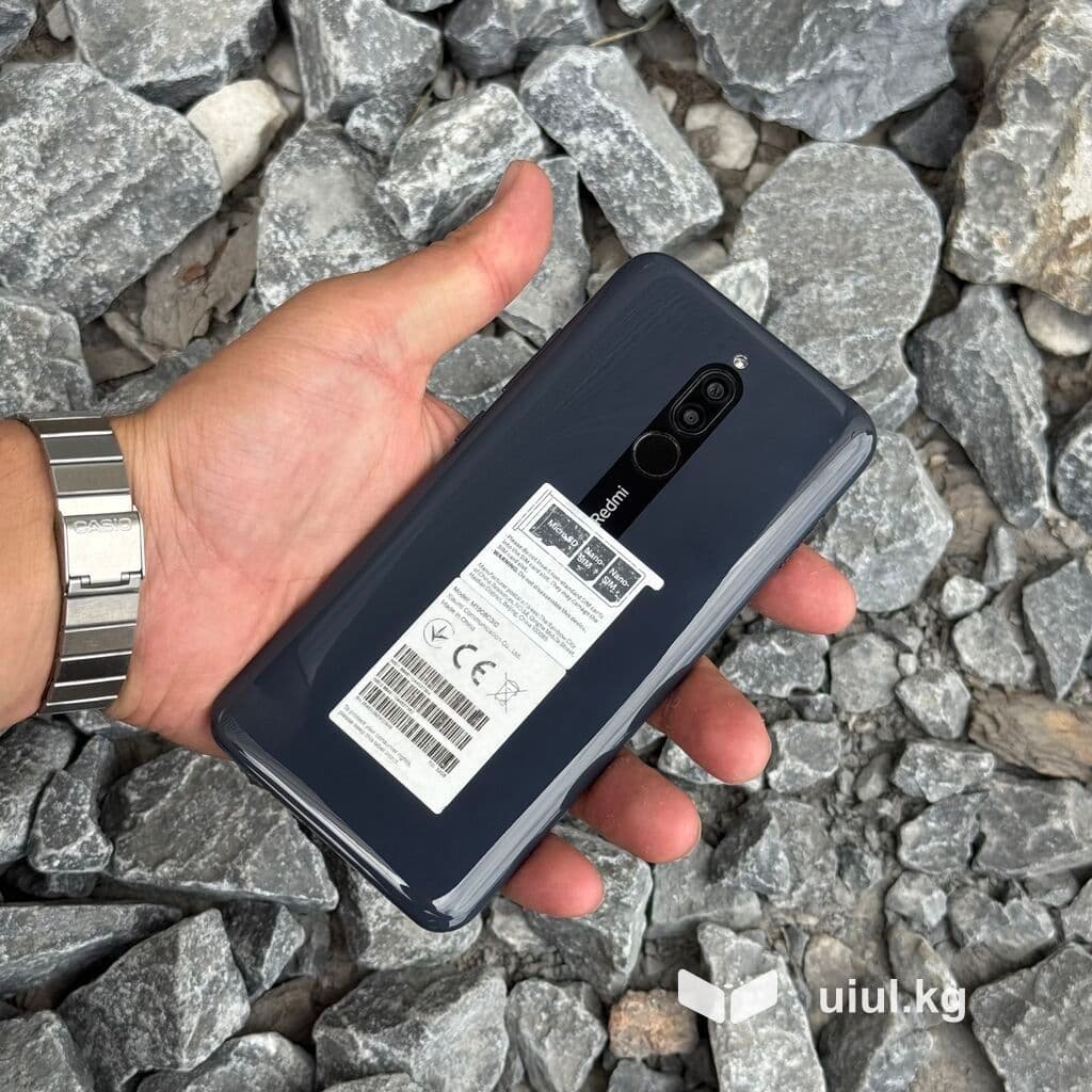Redmi, Redmi 8, Б/у, 64 ГБ, цвет - Серый, 2 SIM 8 из 8