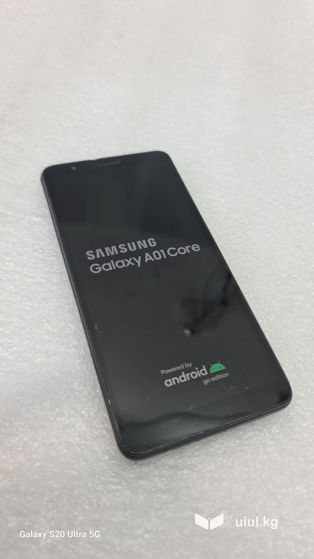Samsung Galaxy A01 Core, Б/у, 16 ГБ, цвет - Черный, 2 SIM 1 из 7