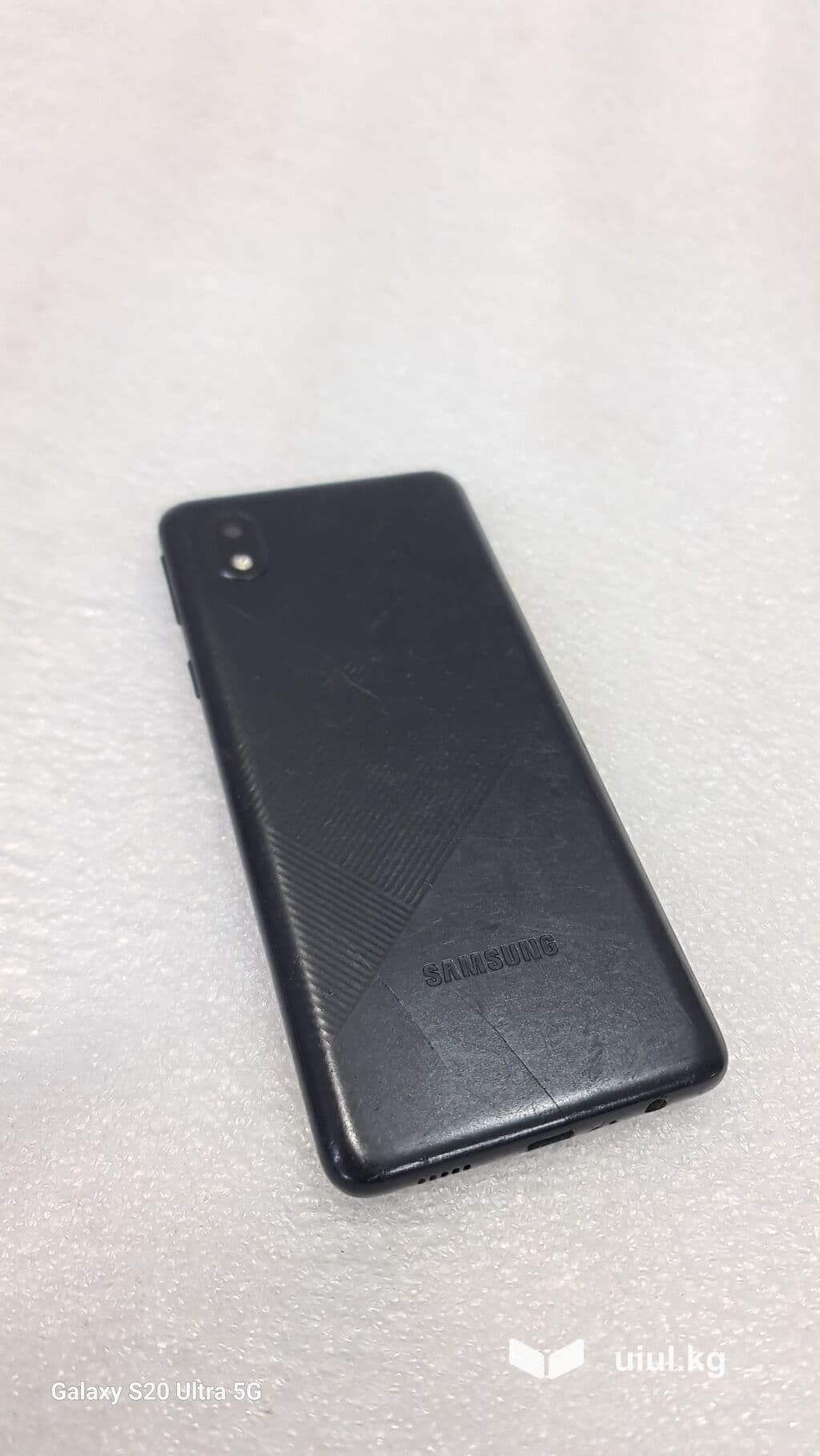 Samsung Galaxy A01 Core, Б/у, 16 ГБ, цвет - Черный, 2 SIM 5 из 7