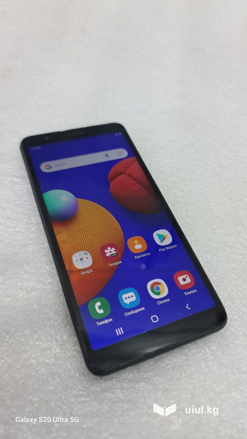 Samsung Galaxy A01 Core, Б/у, 16 ГБ, цвет - Черный, 2 SIM 7 из 7