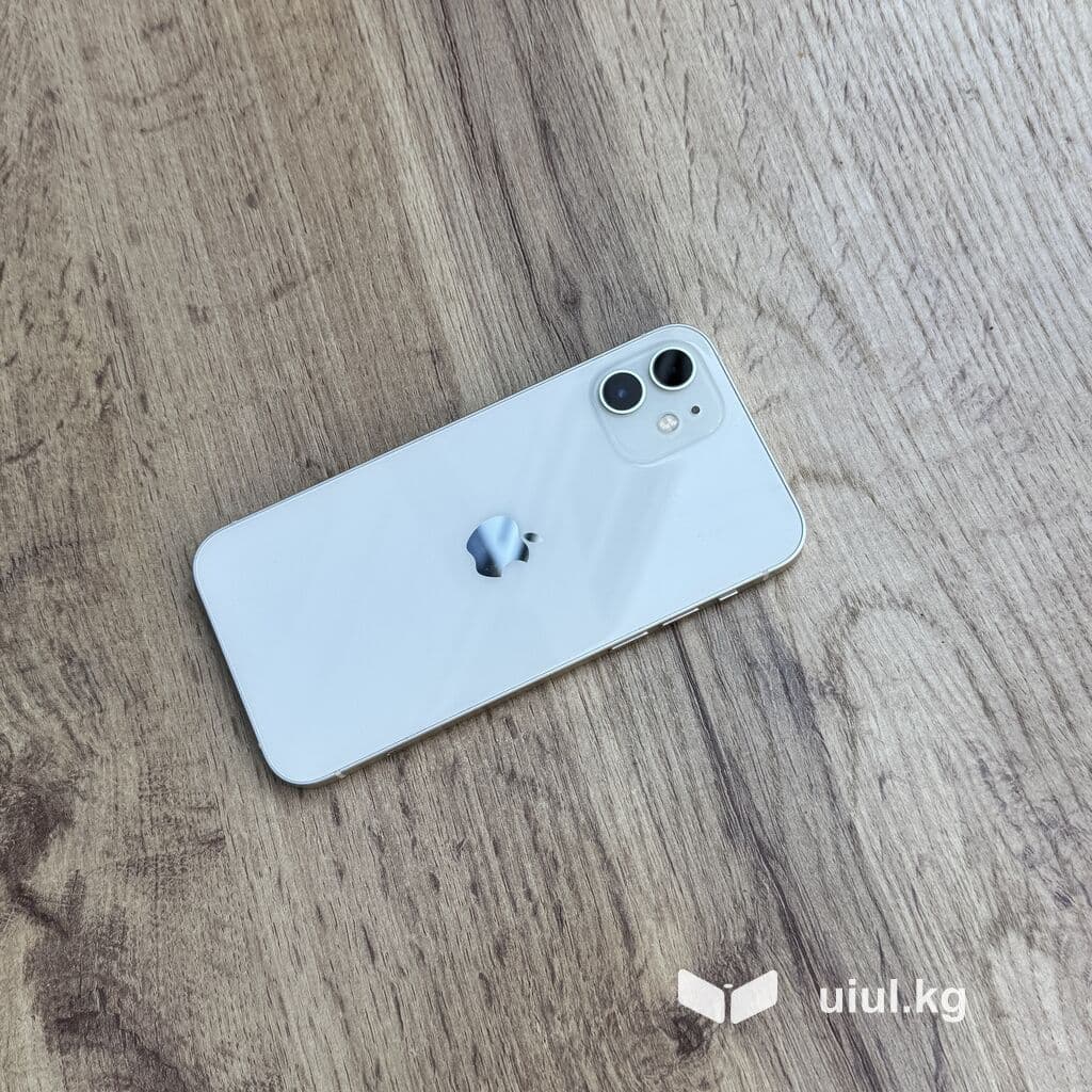 IPhone 12, Б/у, 128 ГБ, Белый, 100 %