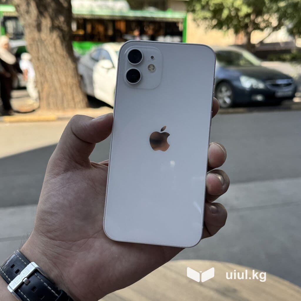 IPhone 12, Б/у, 128 ГБ, Белый, 100 % 16 из 17