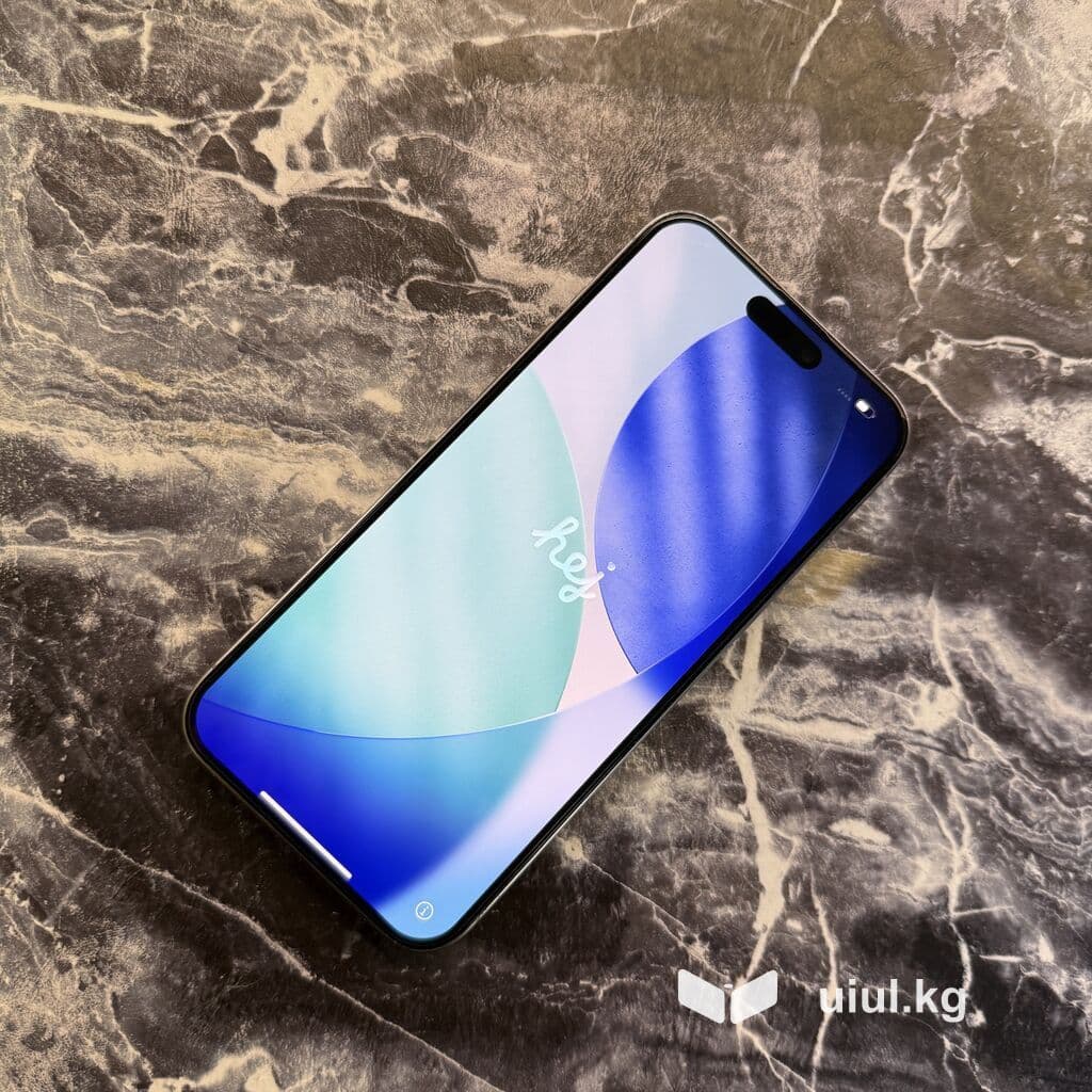 IPhone 15 Pro Max, Б/у, 256 ГБ, Natural Titanium, Чехол, 86 % 6 из 8