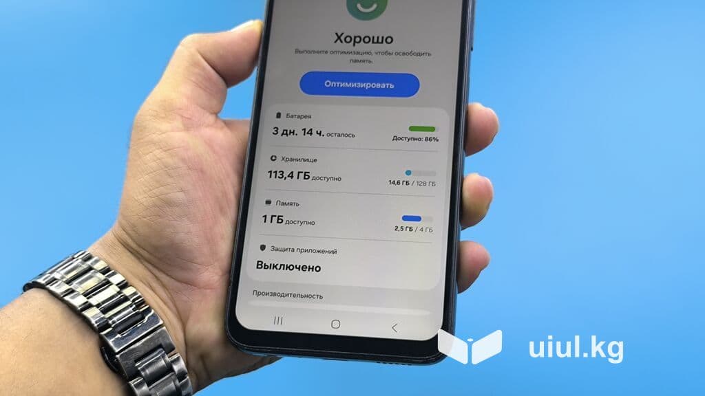 Samsung Galaxy A05s, Б/у, 128 ГБ, цвет - Черный, 2 SIM 7 из 7