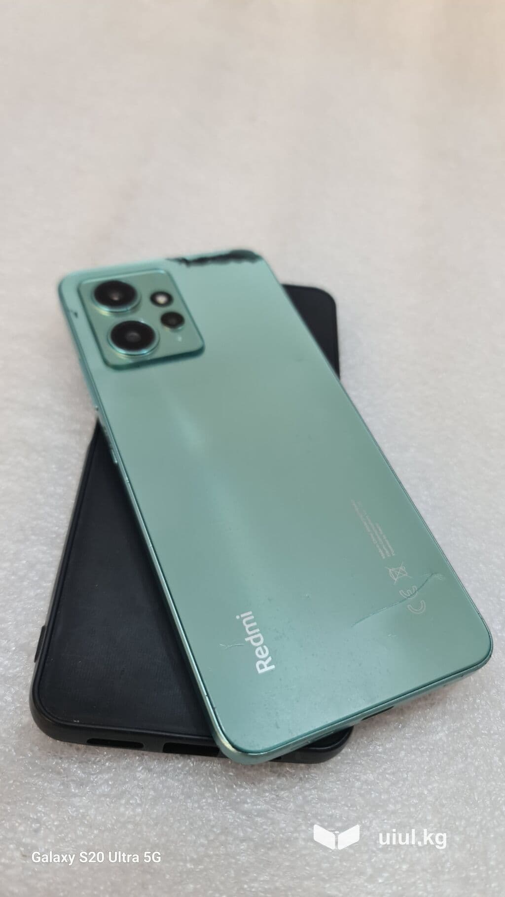 Redmi, Redmi Note 12, Б/у, 128 ГБ, цвет - Голубой, 2 SIM 7 из 8