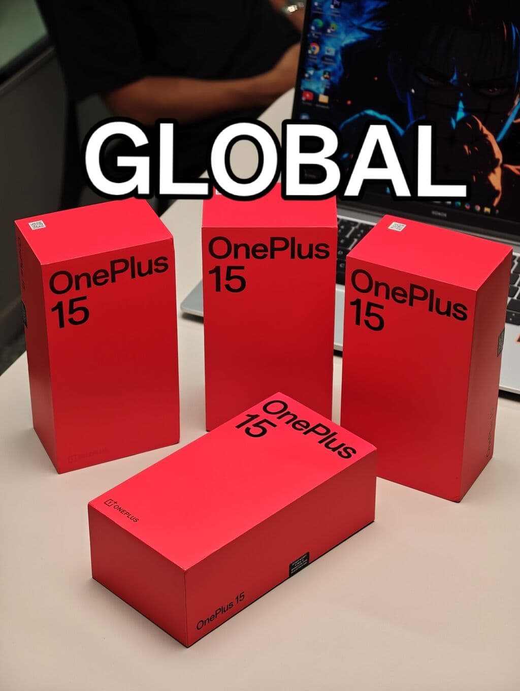 OnePlus 15, Новый, 256 ГБ, цвет - Черный, 2 SIM, eSIM 1 из 3