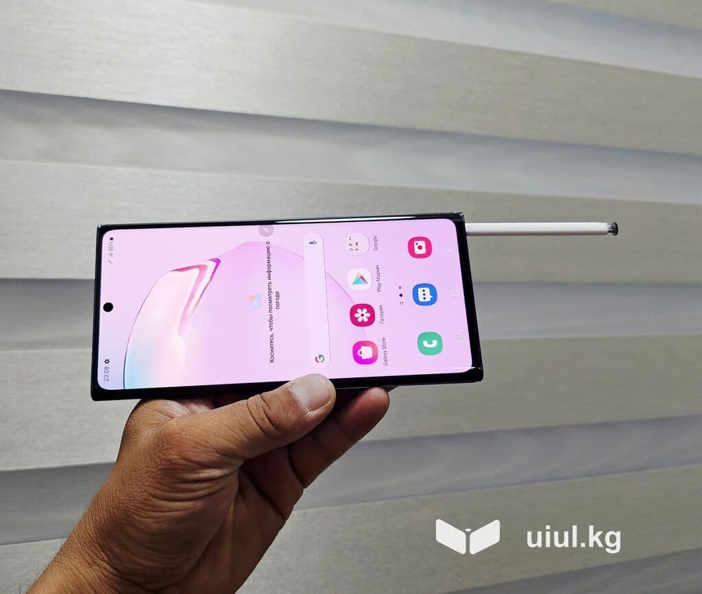 Samsung Note 10 Plus, Б/у, 256 ГБ, цвет - Черный, 2 SIM 8 из 18
