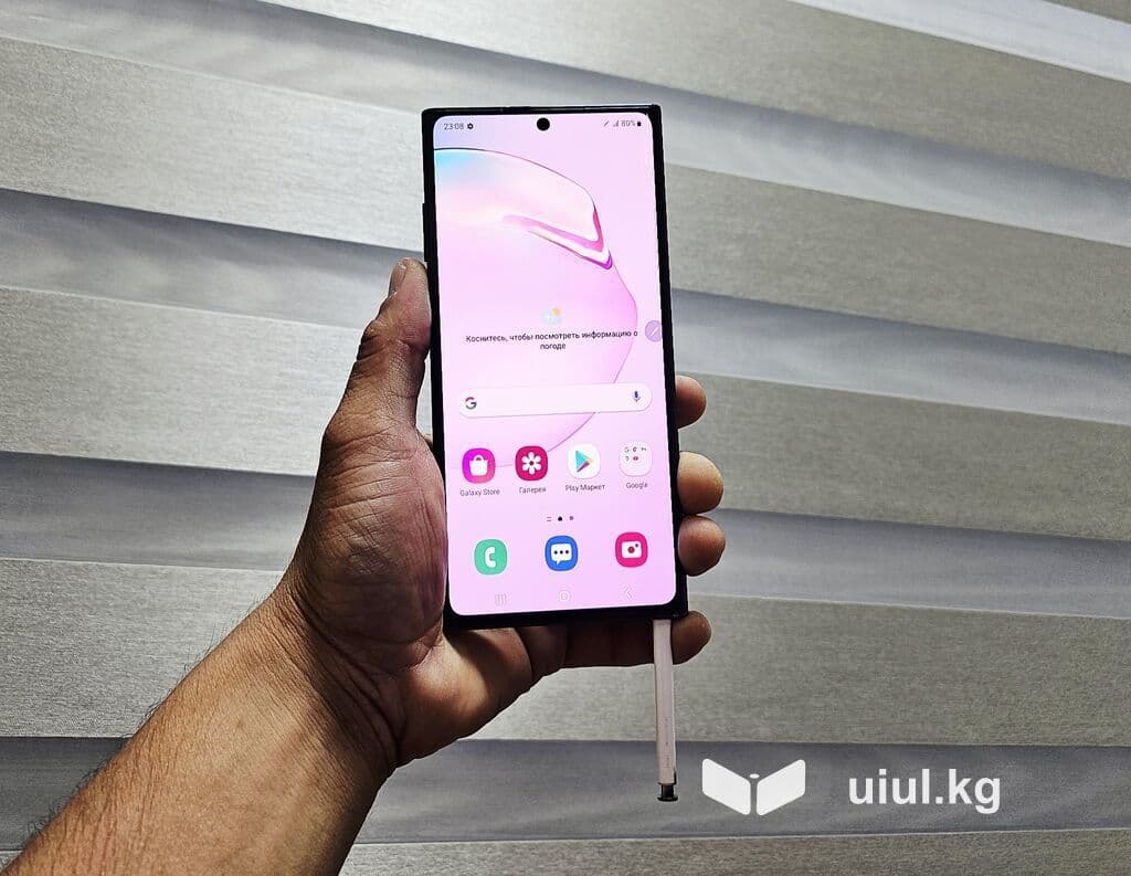 Samsung Note 10 Plus, Б/у, 256 ГБ, цвет - Черный, 2 SIM 10 из 18