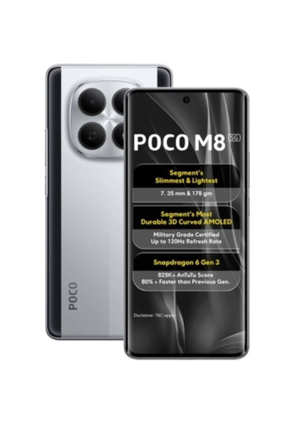 POCO M8 5G 512 гб— тонкий и лёгкий смартфон с мощной начинкой и