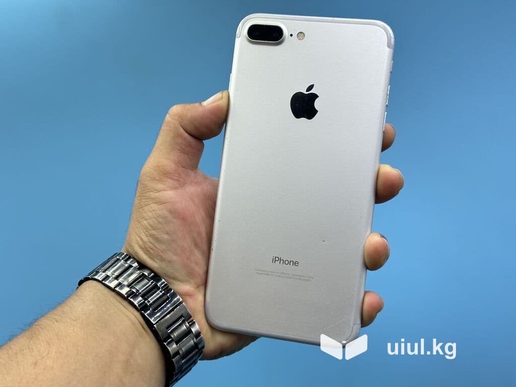 IPhone 7 Plus, Б/у, 256 ГБ, Серебристый, Чехол, 76 % 3 из 14
