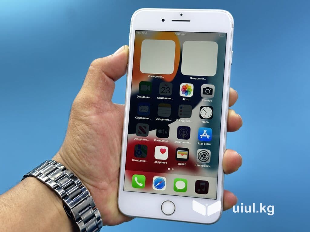 IPhone 7 Plus, Б/у, 256 ГБ, Серебристый, Чехол, 76 % 7 из 14