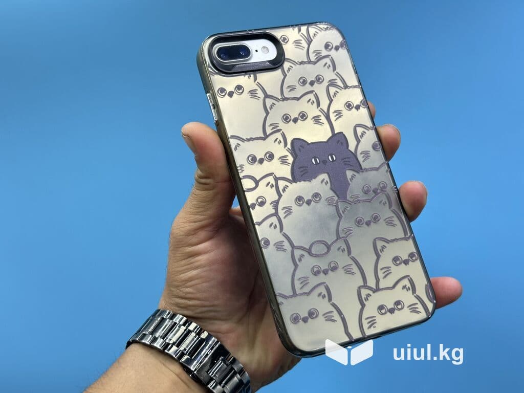 IPhone 7 Plus, Б/у, 256 ГБ, Серебристый, Чехол, 76 % 12 из 14