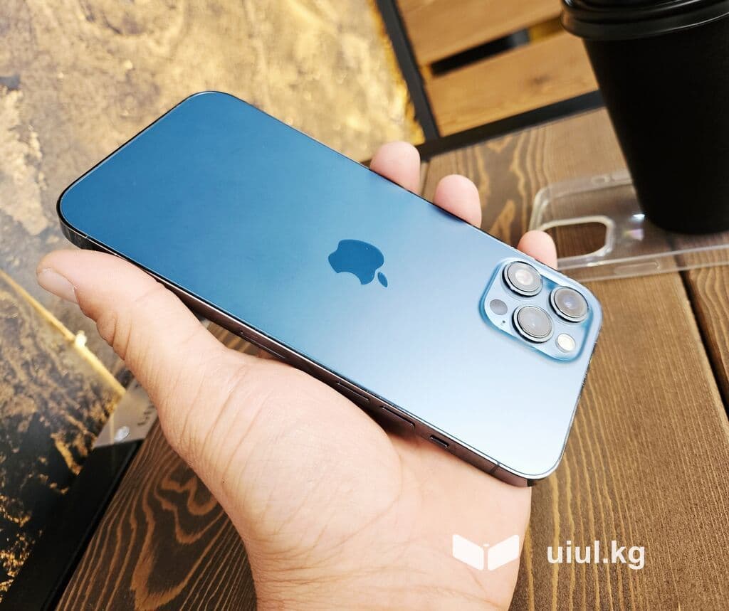 IPhone 12 Pro Max, Б/у, 256 ГБ, Pacific Blue, Чехол, 80 % 6 из 21