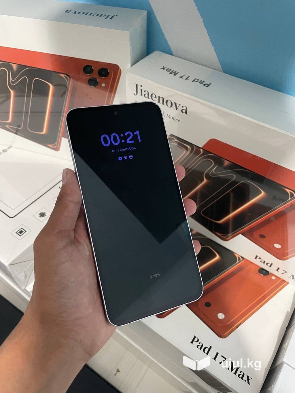 Samsung Galaxy A55 5G, Б/у, 128 ГБ, цвет - Фиолетовый, 2 SIM 6 из 9