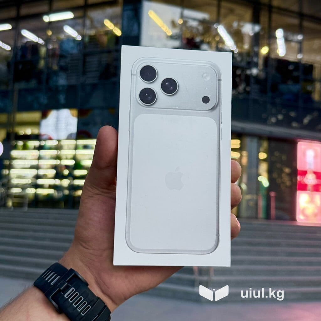 IPhone 17 Pro Max, Новый, 256 ГБ, Белый, Коробка, Зарядное устройство, 100 %