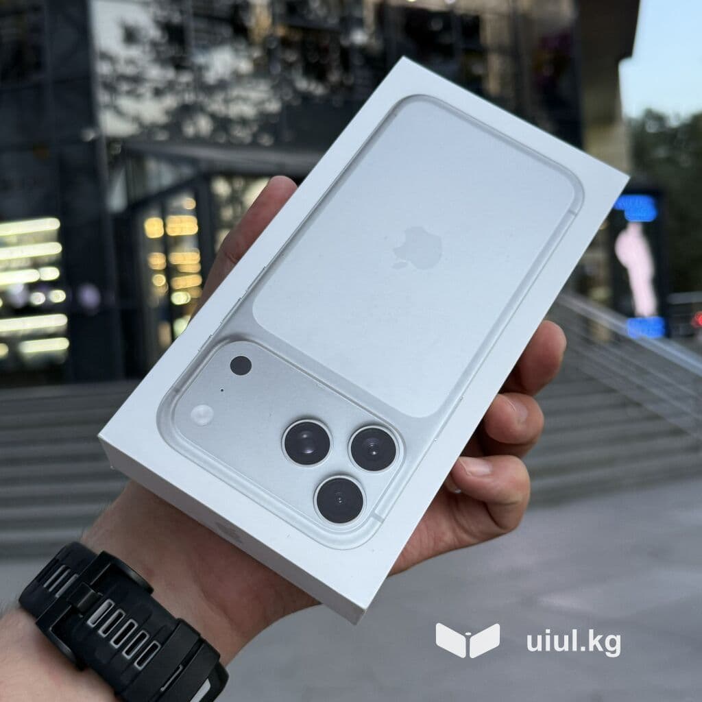 IPhone 17 Pro Max, Новый, 256 ГБ, Белый, Коробка, Зарядное устройство, 100 % 3 из 3