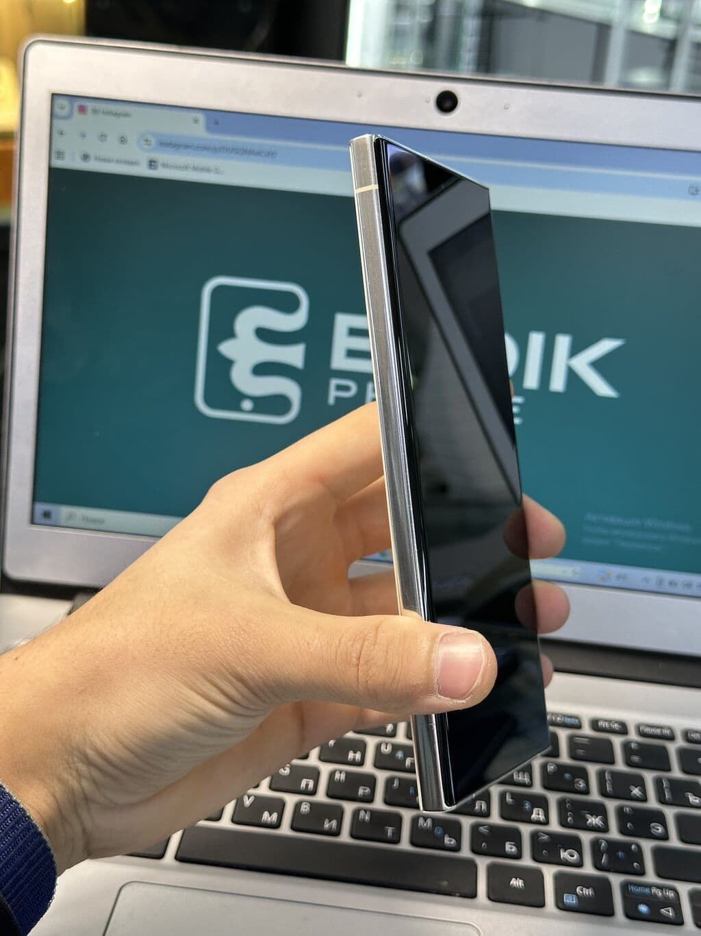 Samsung Galaxy S23 Ultra, Новый, 256 ГБ, цвет - Белый, В рассрочку, 1 SIM, eSIM 5 из 7