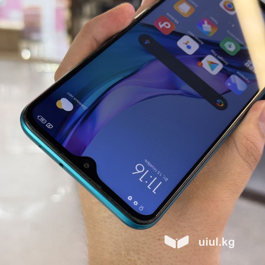 Redmi, Redmi 9, Б/у, 64 ГБ, цвет - Зеленый, 2 SIM 8 из 12