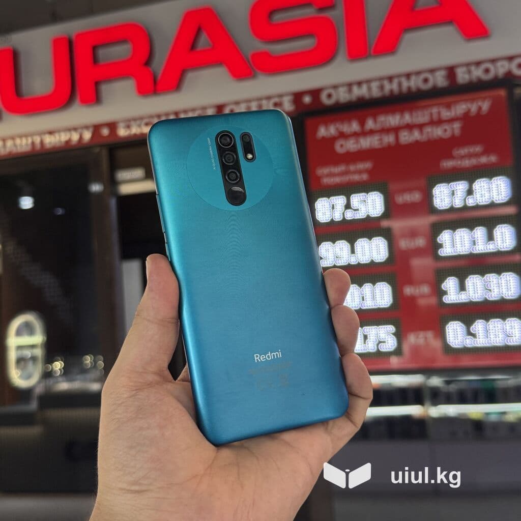 Redmi, Redmi 9, Б/у, 64 ГБ, цвет - Зеленый, 2 SIM 12 из 12