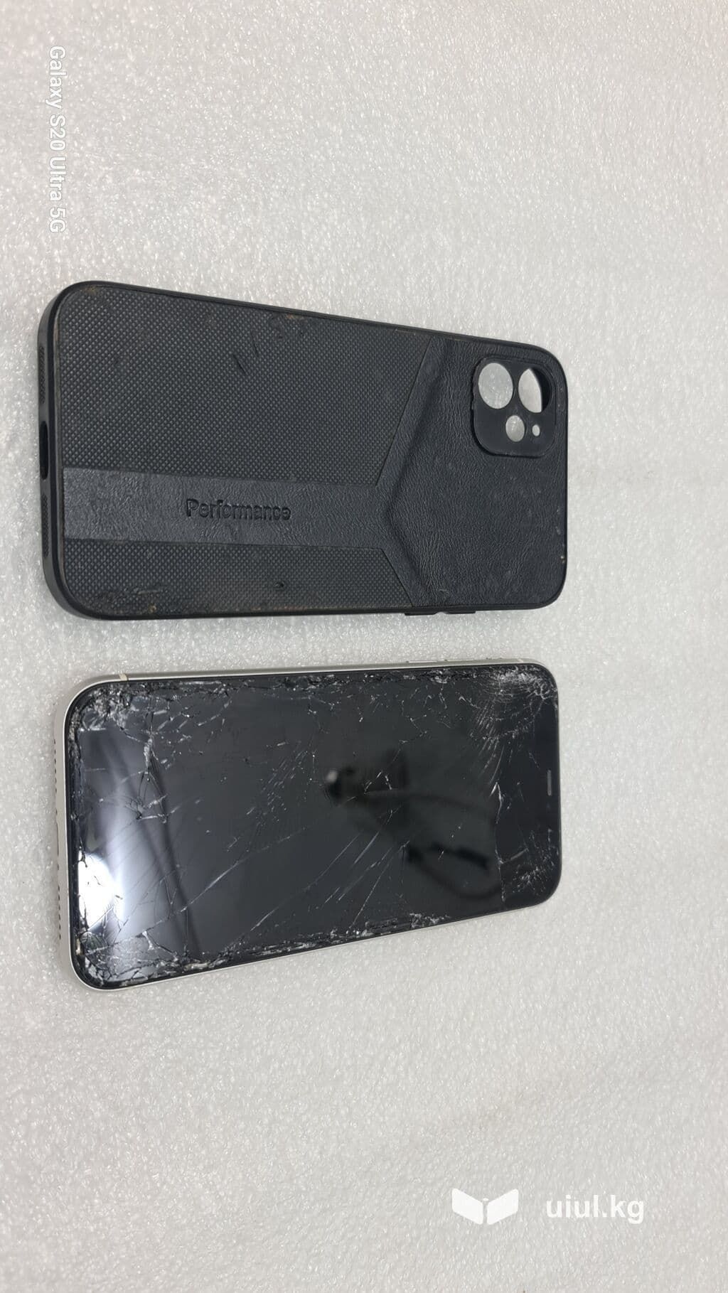 IPhone 11, Б/у, 128 ГБ, Белый, Чехол, 92 % 8 из 8