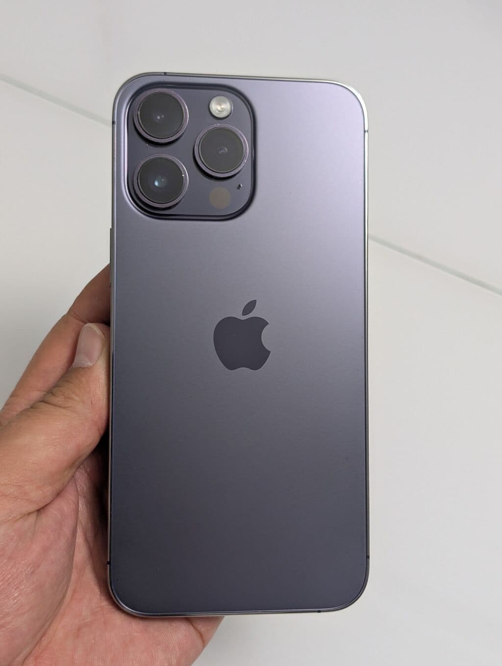 IPhone 14 Pro Max, Б/у, 256 ГБ, Deep Purple, Защитное стекло, Чехол, 81 %