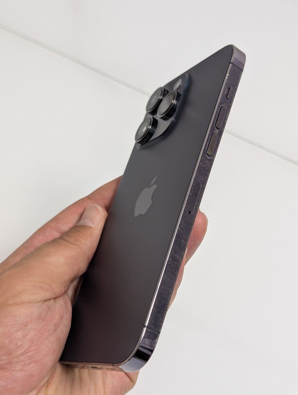 IPhone 14 Pro Max, Б/у, 256 ГБ, Deep Purple, Защитное стекло, Чехол, 81 % 4 из 14