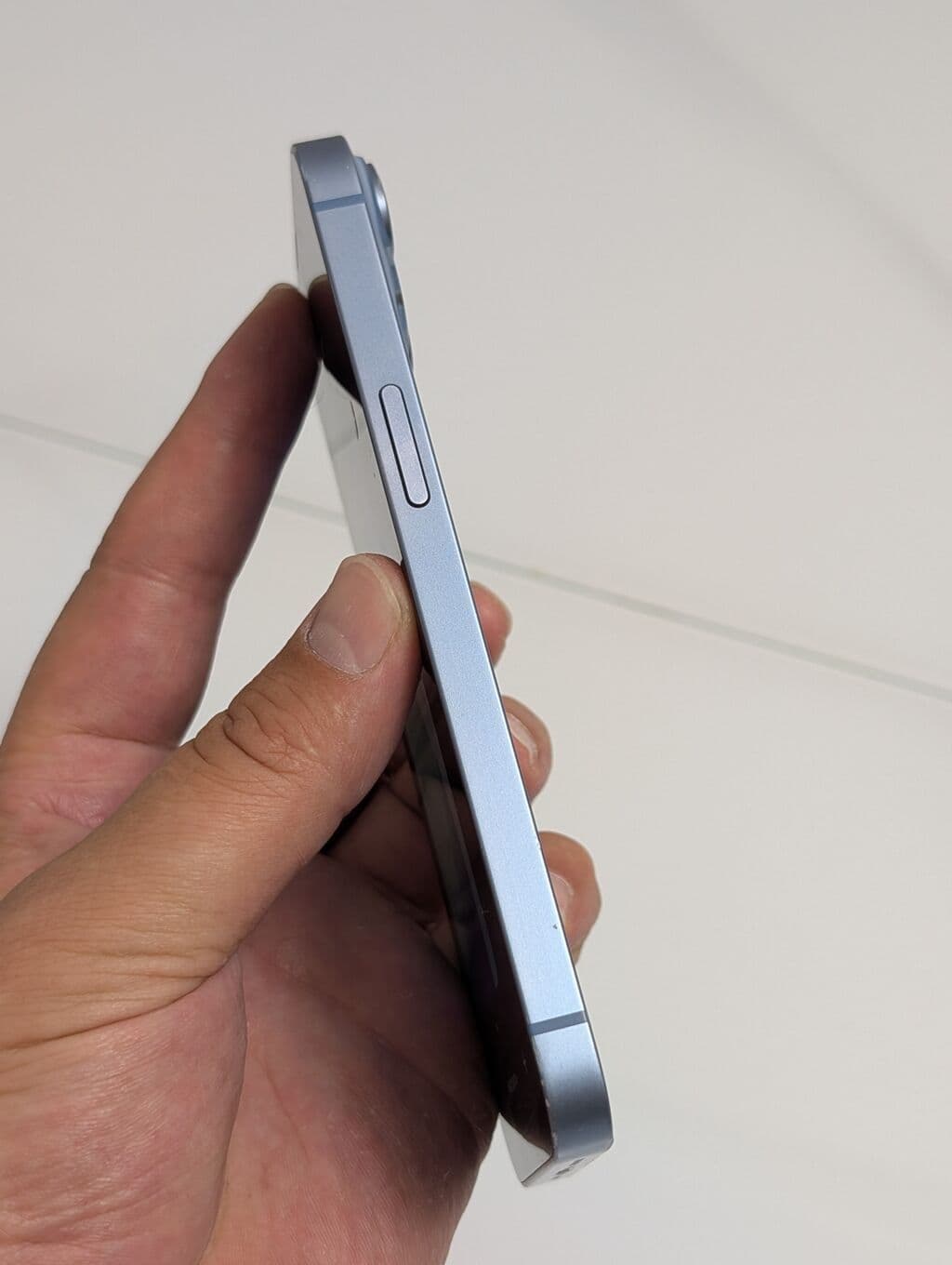 IPhone 14, Б/у, 256 ГБ, Голубой, Защитное стекло, Чехол, 79 % 2 из 8
