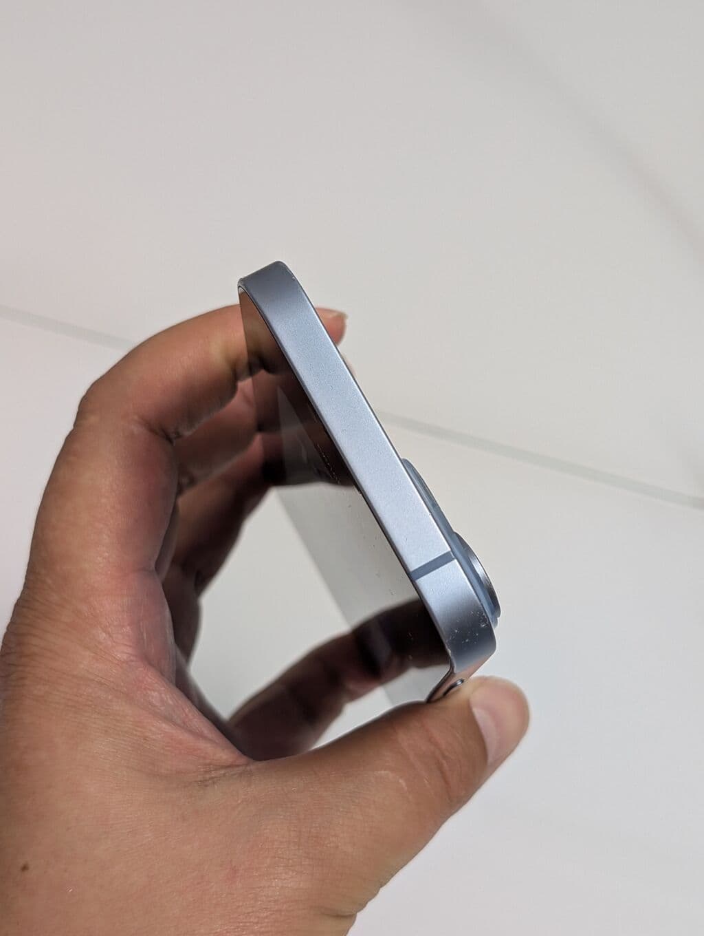 IPhone 14, Б/у, 256 ГБ, Голубой, Защитное стекло, Чехол, 79 % 4 из 8