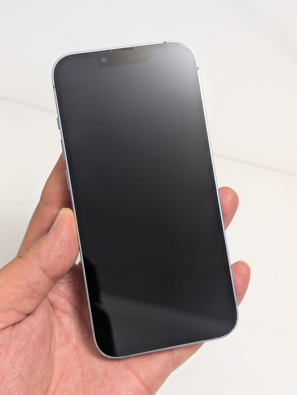 IPhone 14, Б/у, 256 ГБ, Голубой, Защитное стекло, Чехол, 79 % 6 из 8