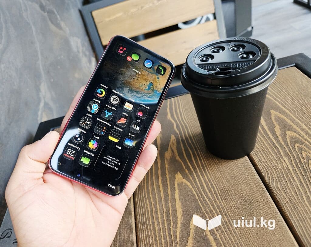 IPhone 11, Б/у, 128 ГБ, Красный, Чехол, 100 % 11 из 19
