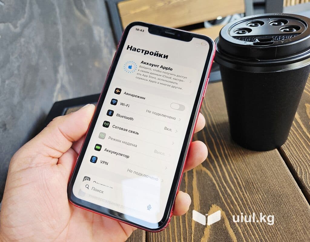 IPhone 11, Б/у, 128 ГБ, Красный, Чехол, 100 % 18 из 19