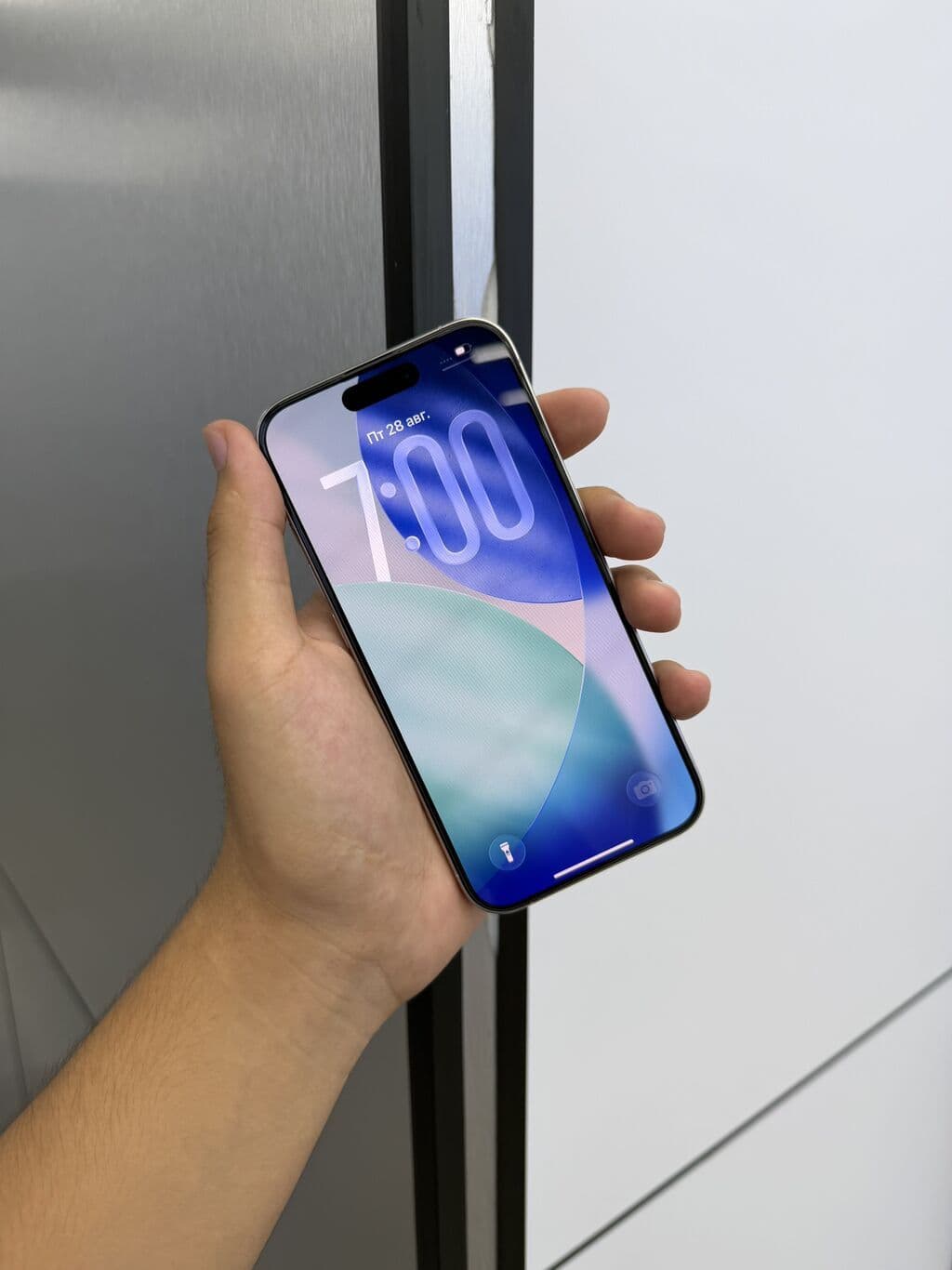 IPhone 15 Pro, Б/у, 256 ГБ, White Titanium, Коробка, В рассрочку, 86 % 3 из 5