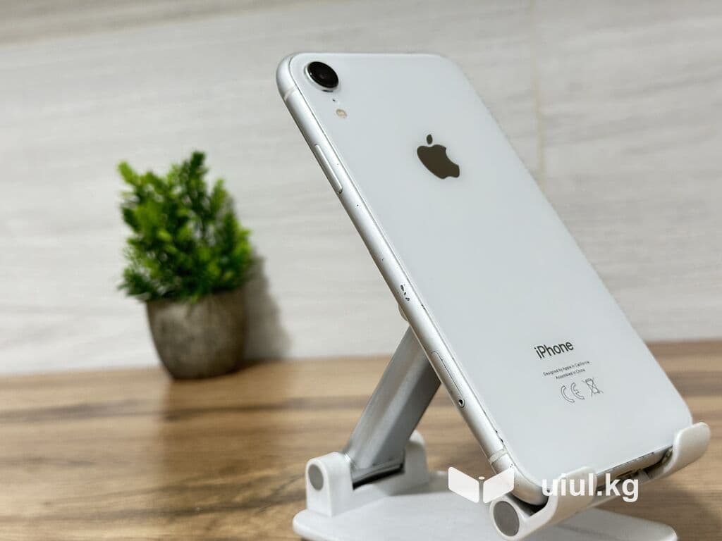 IPhone Xr, Б/у, 64 ГБ, Белый, 100 % 3 из 9
