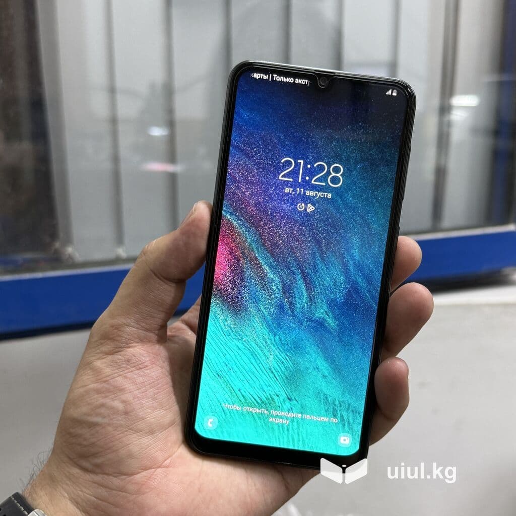 Samsung Galaxy A30, Б/у, 32 ГБ, цвет - Синий, 2 SIM 2 из 14