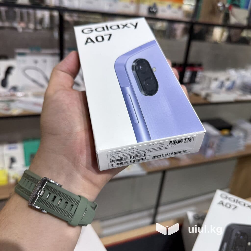 Samsung Galaxy A07 — смартфон в фирменной коробке. Ключевые 2 из 3