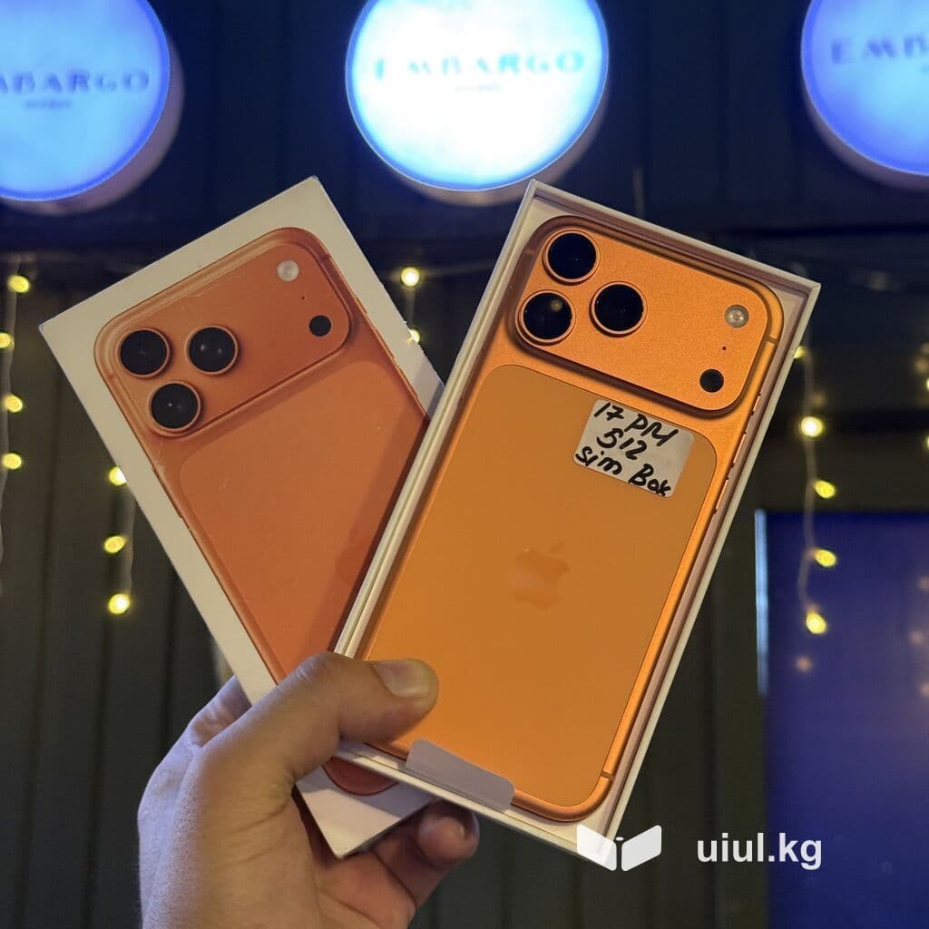 IPhone 17 Pro Max, Б/у, 512 ГБ, Оранжевый, Чехол, Коробка, Защитное стекло, 100 % 11 из 11